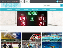 Tablet Screenshot of elektronikskorbord.com